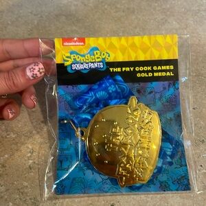 SpongeBob The Fry Cook Games Gold Medal